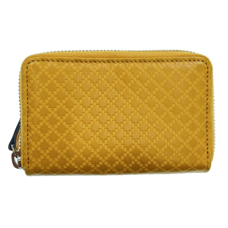 Gucci Diamante Round Zipper Coin Case 250465 Yellow