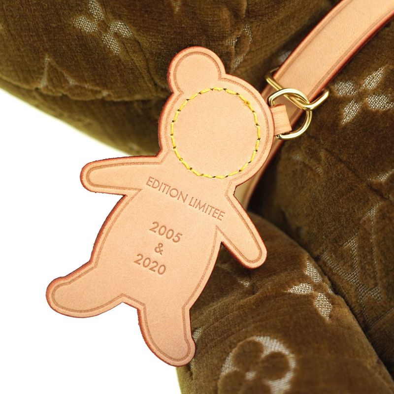 Louis Vuitton Monogram Doudou Teddy Bear Limited Edition 2021 Gi0739 Velour