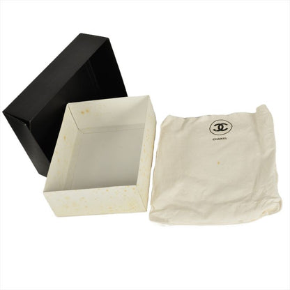 Chanel Matelasse Coco Mark Shoulder Bag Lambskin Black Gold Hardware Fringe