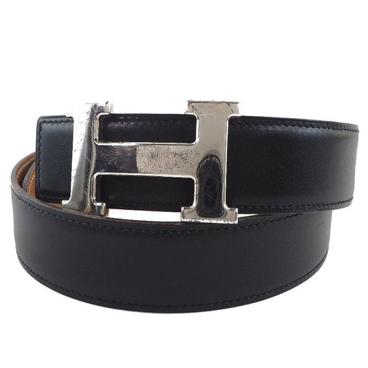 Hermes H Belt 70 Constance *sold Item (outlet) Vaux Epson And Metal Black □C