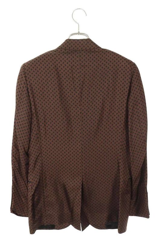 Gucci 315u00 18v0f0 Dotted Silk Tailored Jacket Men's 44