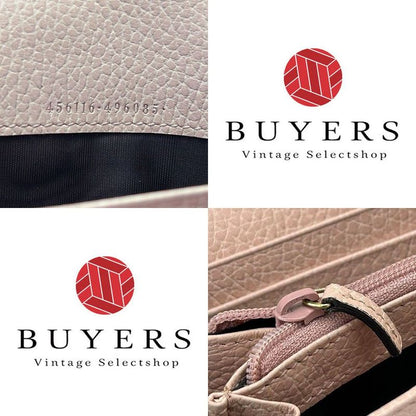 Gucci Bifold Long Wallet456116gg Marmontleather Leatherpinkwalletordinary Small