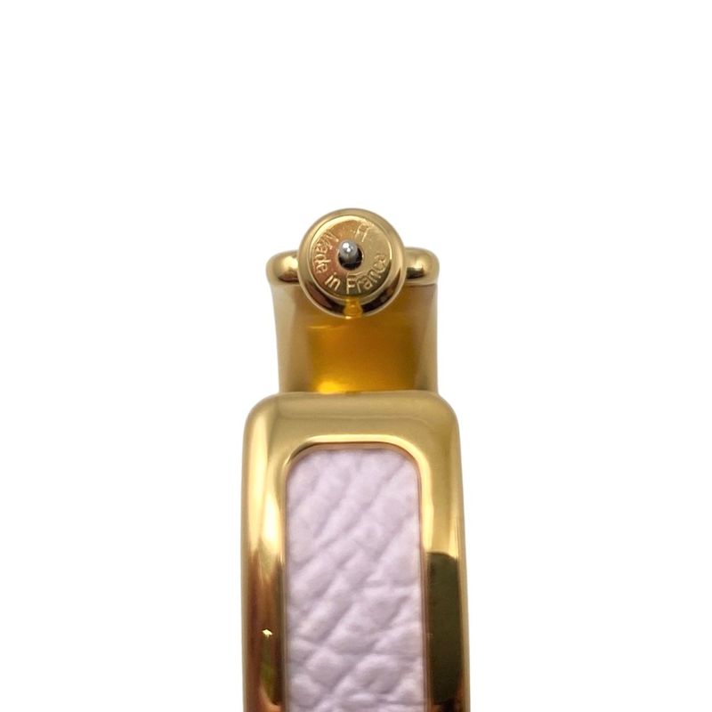 Hermes Earrings Olympe H011123cc09 Vaux Epson Mauve Pearl Pink Gold Hermes