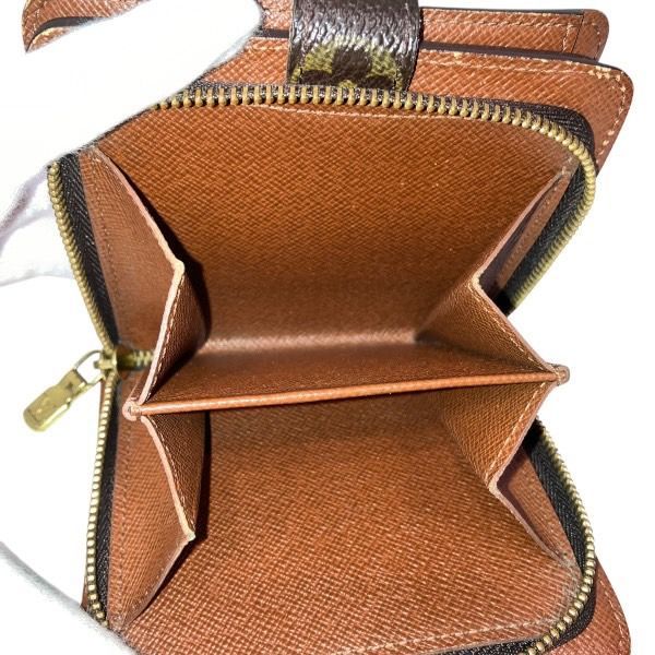 Louis Vuitton Monogram Compact Zip M61667 Bifold Wallet Unisex