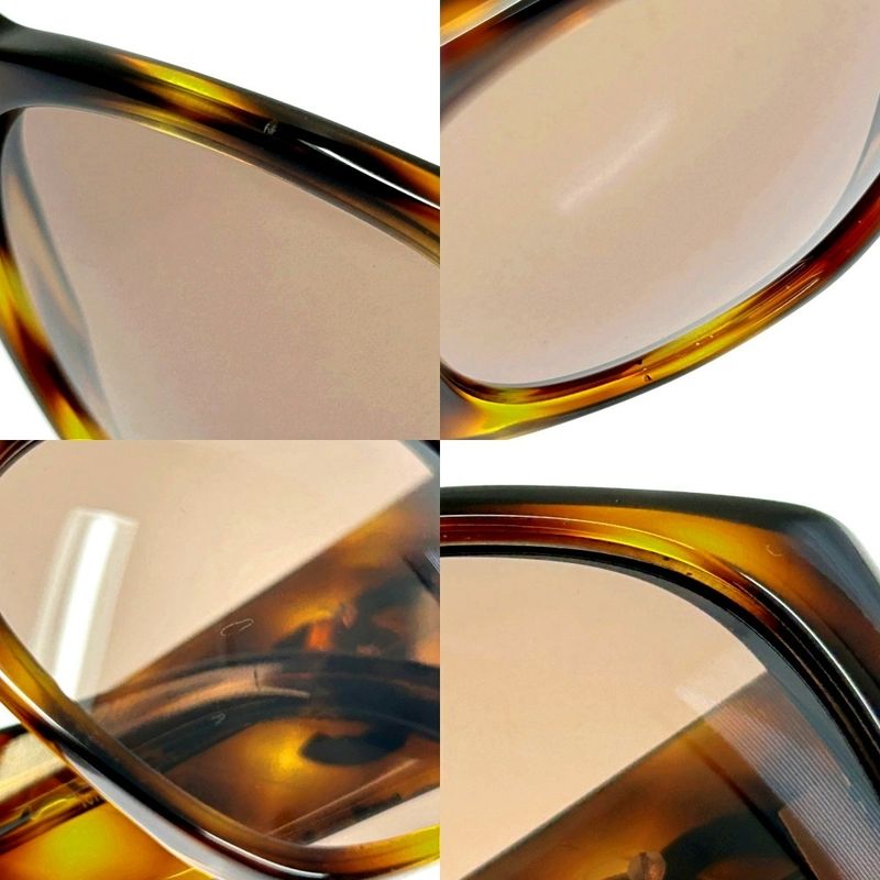 Chanel Matelasse 01450 91235 Brown Sunglass Es with Case 306852 Sunglass Es