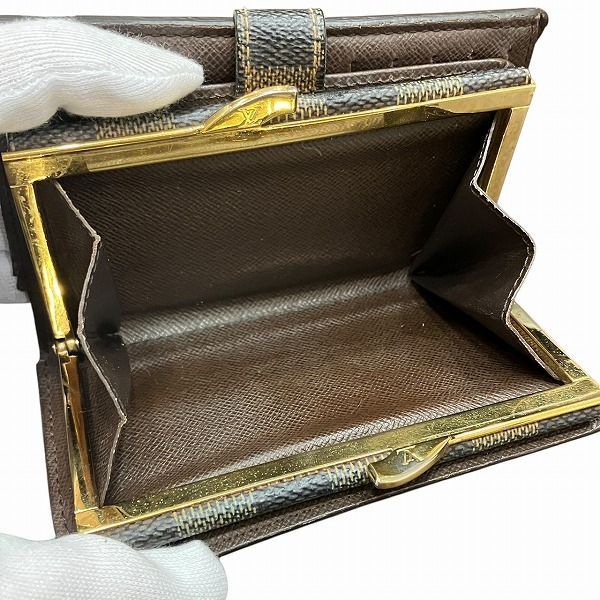 Louis Vuitton Damier Porte Feuille Viennois N61674 Bifold Wallet Unisex