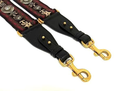 Christian Dior Medallion Canvas And Leather Shoulder Strap For Bag