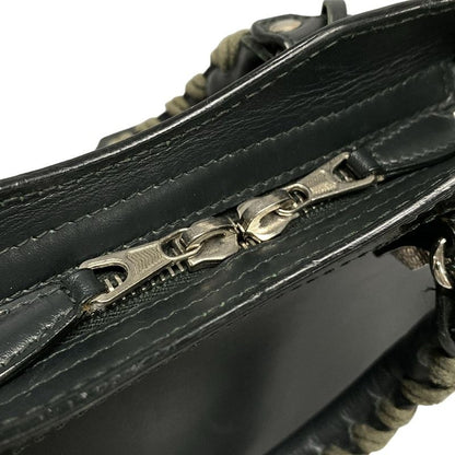 Balenciaga Handbag The Giant Mini City 309544 Blue Green Leather