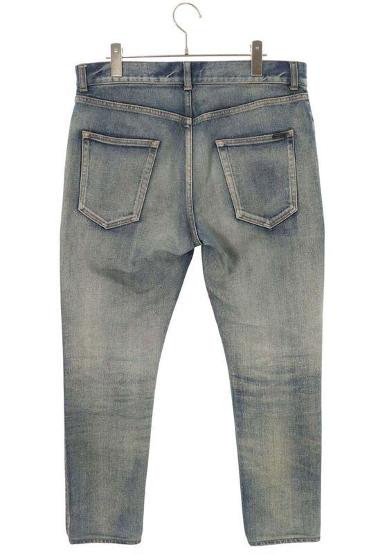 Saint Laurent Paris 622876 Y507r Washed Skinny Denim Pants Men's 31
