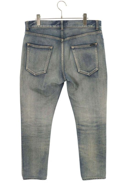 Saint Laurent Paris 622876 Y507r Washed Skinny Denim Pants Men's 31