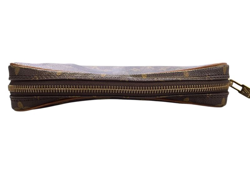 2174 Louis Vuitton LV Marly Dragonne PM Monogram Clutch Bag Second Bag Brown