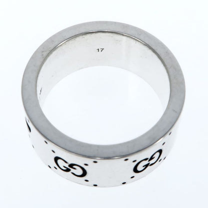 Gucci Adidas Collaboration Ring Engraving Wide Trefoil 17 Ag925 Jewelry