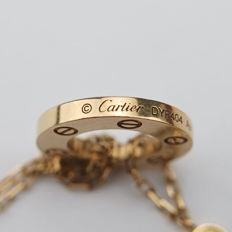 Cartier Love Circle Diamond Gold Au750 B6038300 Dyf404