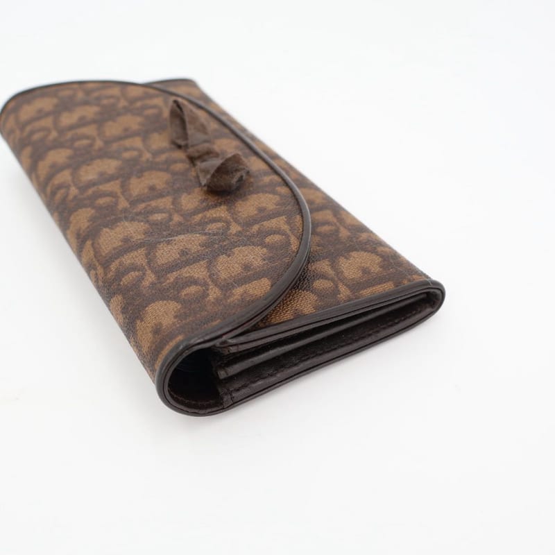 Christian DIOR Long Wallet Brand Wallet With Zipper