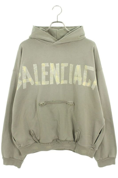 Balenciaga 25SS 744441 Tqva9 Vintage Finish Pullover Hoodie Men's S