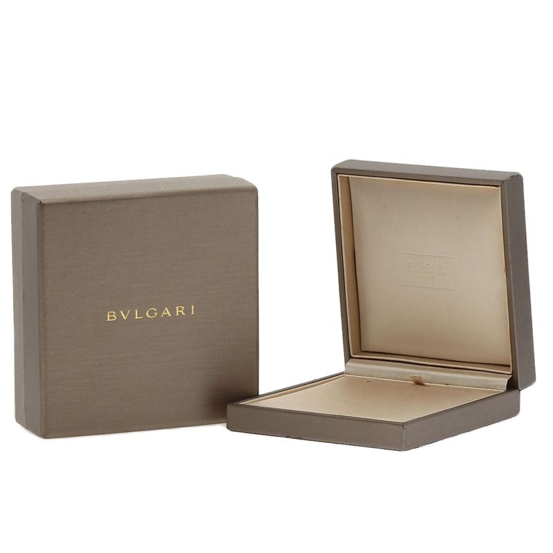 Bvlgari Bulgari Pave Diamond Onyx Necklace 18K Pink Gold Ladies