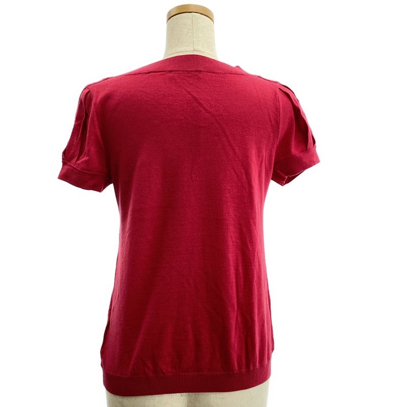 Loewe - Cut-out Summer Knit Sweater - S - Bordeaux - Women