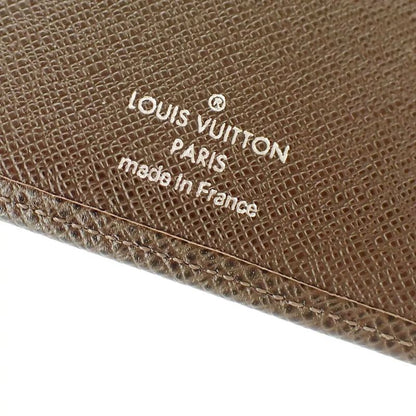 Louis Vuitton Billfold Taiga Porte Barrule Carte Cles Di Long Wallet Brown