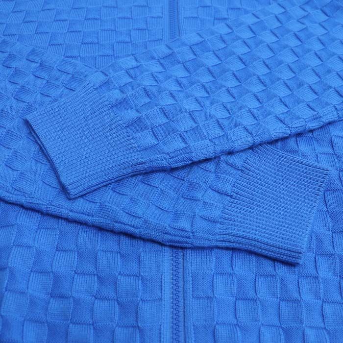 Louis Vuitton Damier Cardigan Blue Rm231q VOR Hjn41w Ca36929 S Men's Preowned