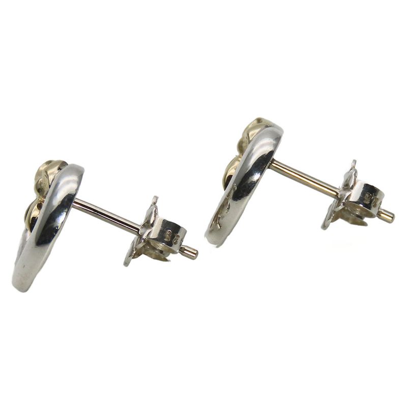 Tiffany & Co Earrings Silver 925 18K Yellow Gold Approx 3.3g Silver Yellow Gold