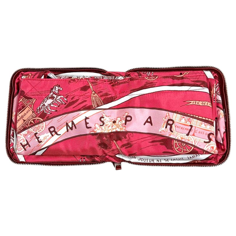 Hermes "jeu des Omnibus Et Dames Blanches" Silky Pop Omnibus and the White