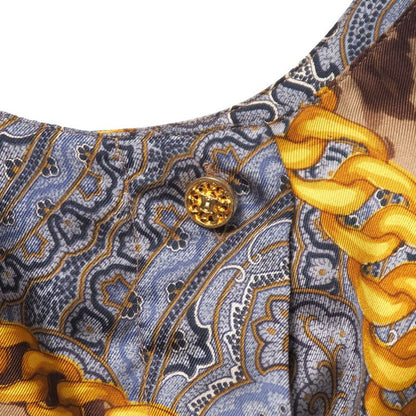 OLD Celine Old Celine Vintage Blouse Size 38 All Silk Scarf Pattern Paisley