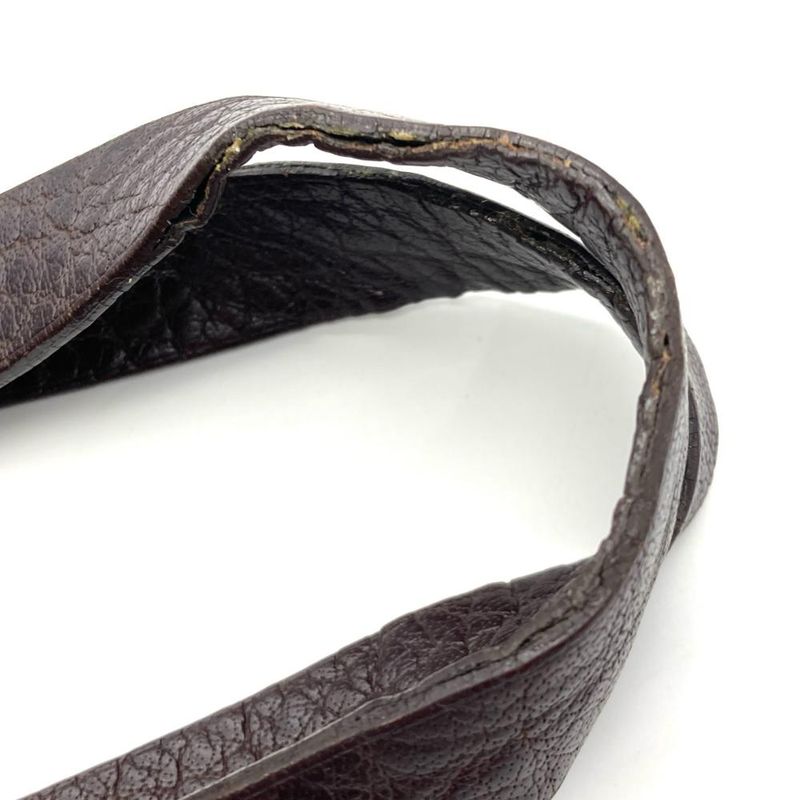 Hermes Amedava Diago PM Tote Bag Leather Polyester Brown Women