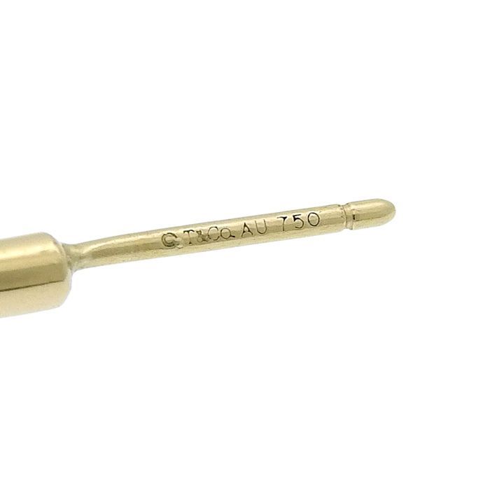 Tiffany & Co Tiffany & Co Plain Hoop Earrings 18K Yellow Gold 750 Yellow Gold