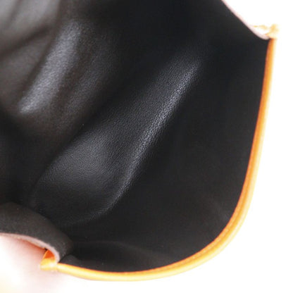 Hermes Leather Orange/black 0V Women's Shoulder Bag