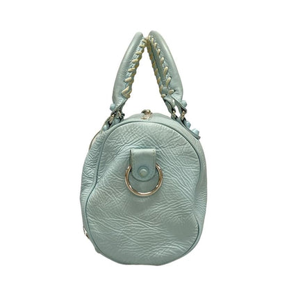 Balenciaga Handbag Classic Mini Twiggy 327103 Light Blue Coated Leather