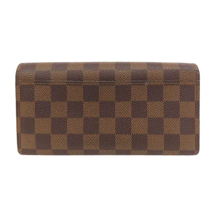 Louis Vuitton N63209 Portefeuille Sarah Long Wallet With Coin Purse In Damier