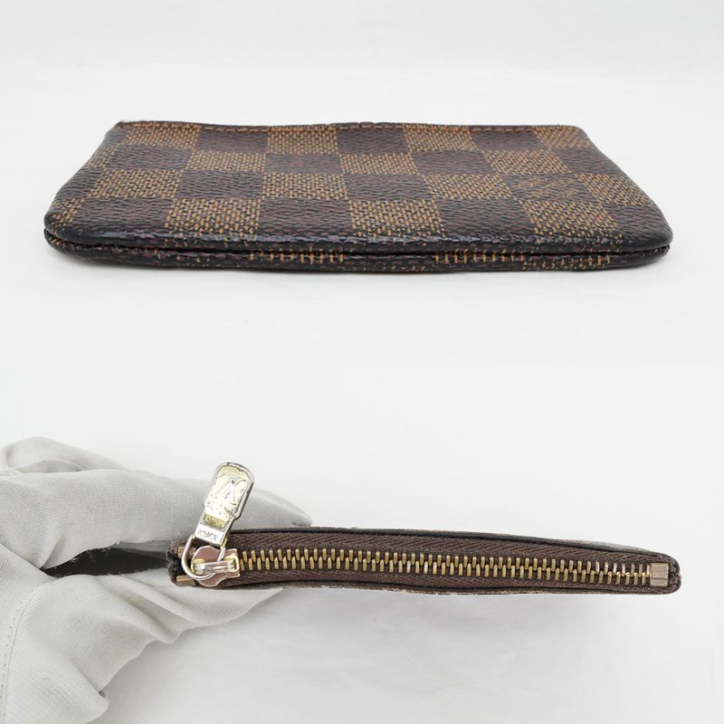 Louis Vuitton Pochette -cles Coin Case Key-ring Damier Brown N62658
