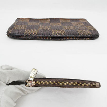 Louis Vuitton Pochette -cles Coin Case Key-ring Damier Brown N62658