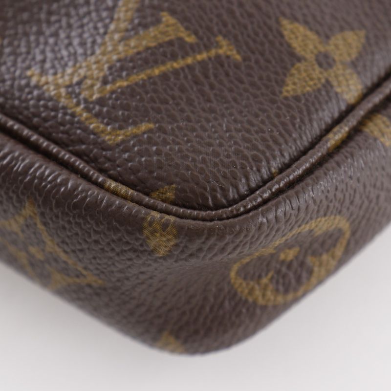 Louis Vuitton Pochette Accessoire Panda M51981 Monogram Canvas Brown Vi1004