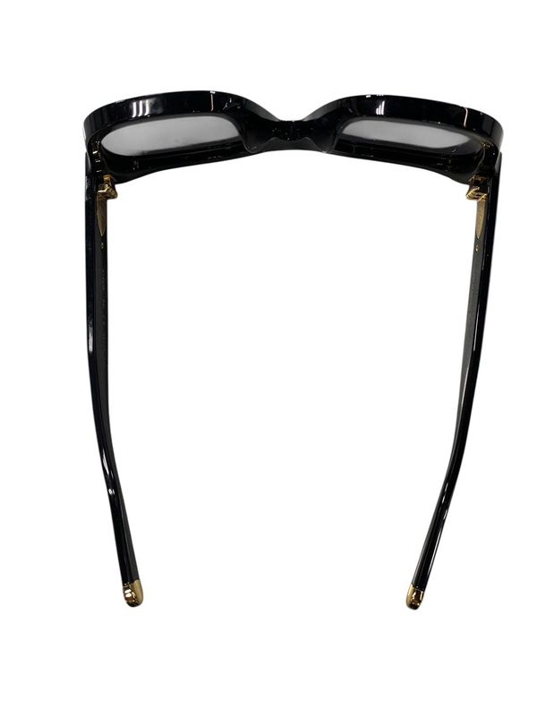 2505 Louis Vuitton Sunglass Es My Monogram Square 5417 Plastic Noir Black Gold