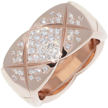 Chanel 18K Beige Gold Ring With 53 Diamonds (approx 044ct) Coco Crush Collection