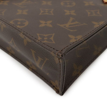 Louis Vuitton Monogram Petite Sac Plat Handbag Mini Bag 2WAY Shoulder Bag M81295