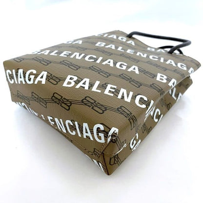 Balenciaga Shoulder Bag Shopping Phone Beige