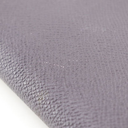Hermes Azap Long Silk-in Vaux-epson Cassis Purple D Women Long Wallet
