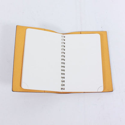 Hermes Agenda GM Leather Yellow And Brown Wallets And Accessories Silver