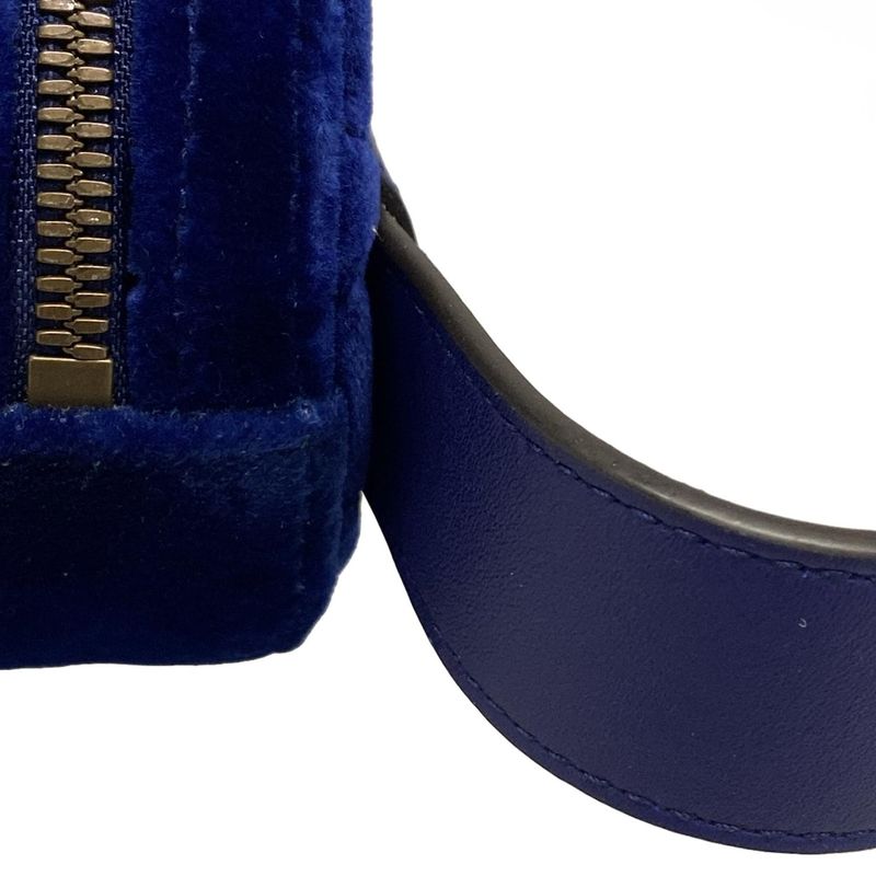 Gucci GG Marmont Waist Pouch 476434 Blue Leather