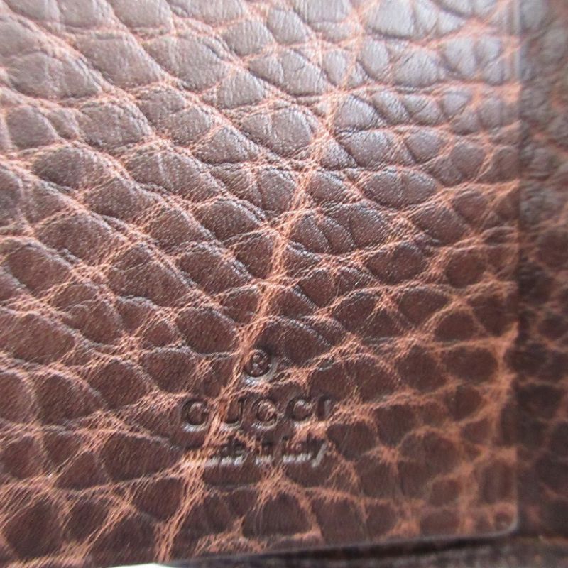 Guccissima 256433 Leather Brown 6-ring Key Case 1431 Gucci