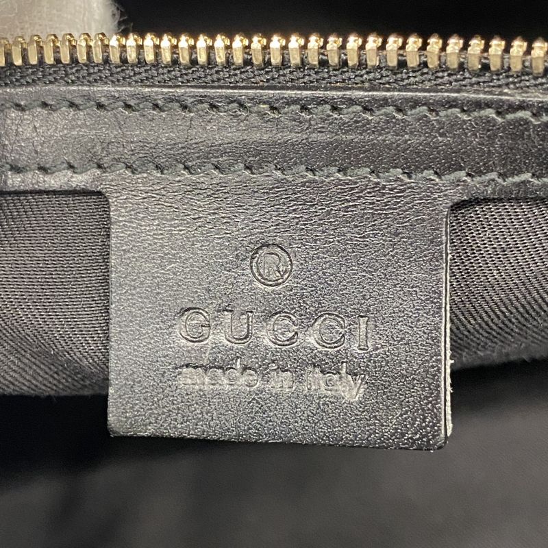 Gucci Handbag GG Canvas/sherry Line 114887 Canvas Black Gold Hardware Women
