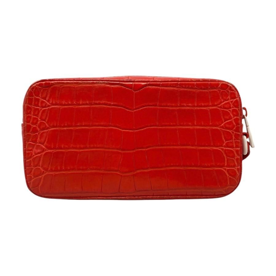 Louis Vuitton Pochette Volga N95772 Croc Red White Louis Vuitton