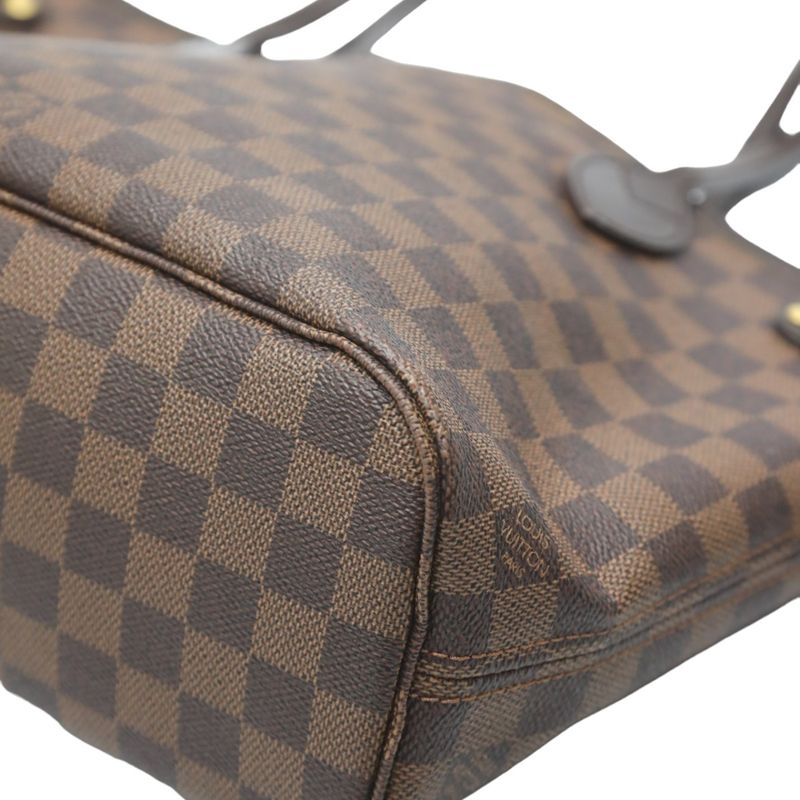 Louis Vuitton N51109 Damier Handbag Neverfull PM Handbag Louis Vuitton Brown