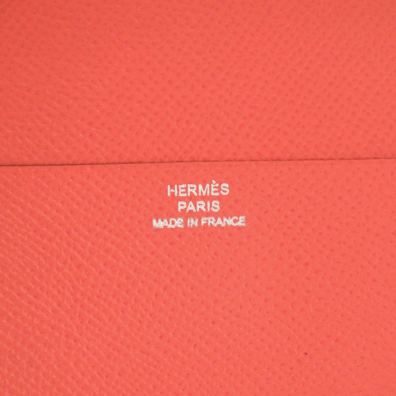 Hermes Soie Coeur Flamingo Party Agenda Silk Vaux Epson Silver Hardware Rose
