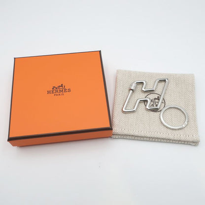 Hermes Key-ring Key Holder H Logo Silver- Accessories Small Items