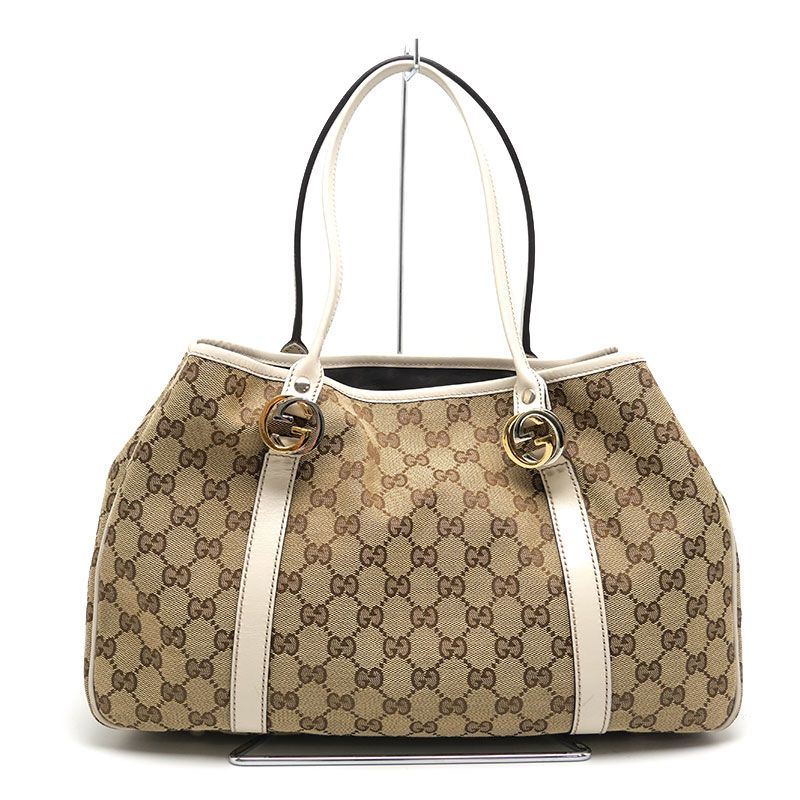 Gucci Tote Bag 232957 GG Canvas Beige-brown Tone