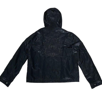 Christian Dior CD Logo Star Embroidery Nylon Jacket Mountain Hoodie Outerwear