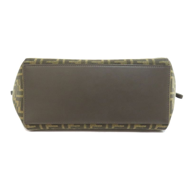 Fendi Origami Medium Zucca Pattern Tote Bag Canvas Women